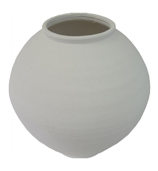Keramická váza Stardeco bílá 28x27,5 cm