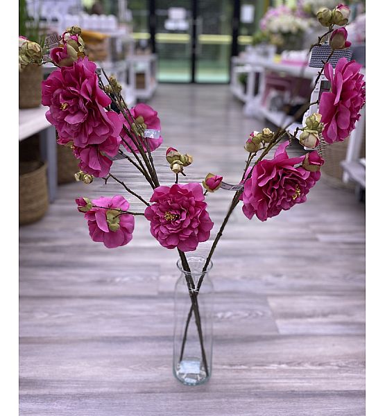 Umělá květina Silk-Ka kamélie, délka 83cm
