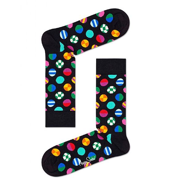 Barevné ponožky Happy Socks Clashing Dot Sock M-L (41-46)