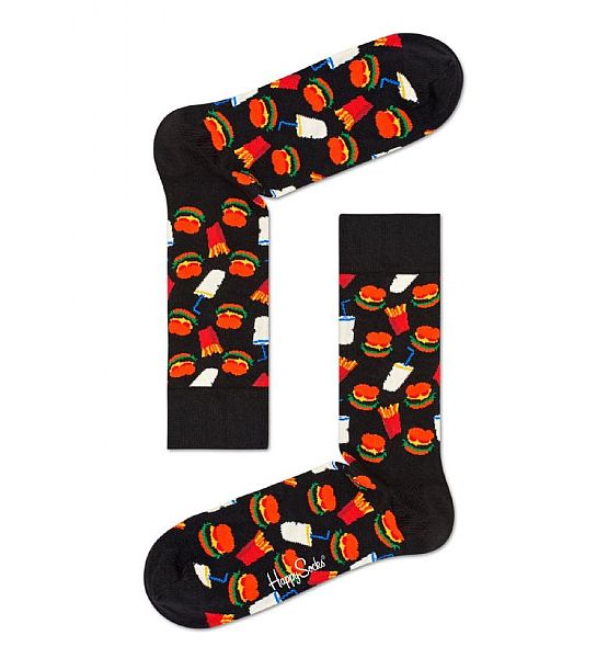 Barevné ponožky Happy Socks Hamburger Sock-M-L (41-46)