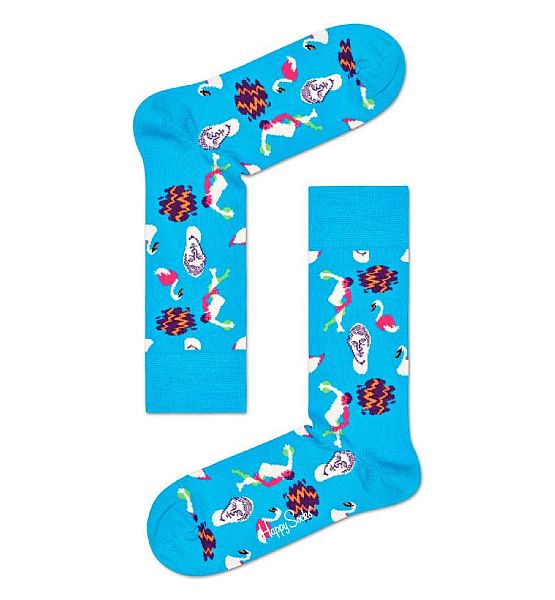 Pánské ponožky Happy Socks Park turkos M-L (41-46)
