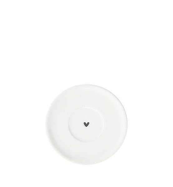 Keramický talířek pod hrníček na Espresso Bastion Collections bílý, průměr 10cm