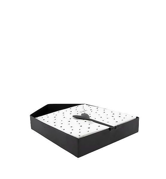 Držák na papírové ubrosuky Bastion Collections černý 17,5x17,5x24,5cm