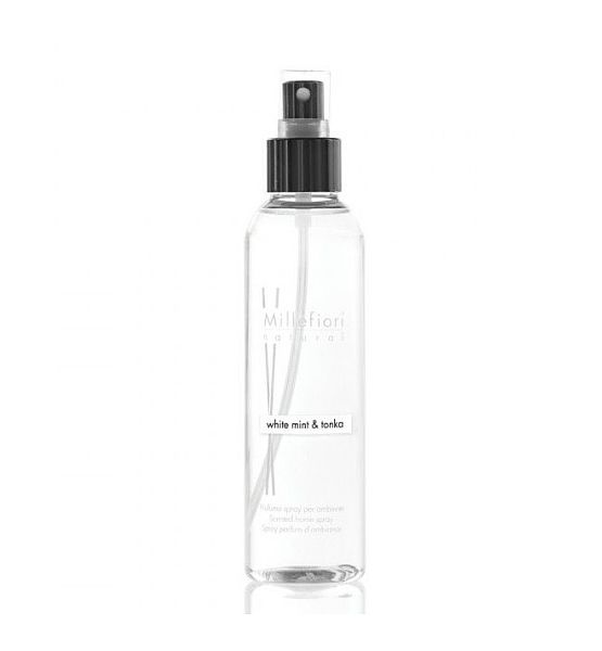 Bytový parfém ve spreji Millefiori Milano WHITE MINT & TONKA 150ml