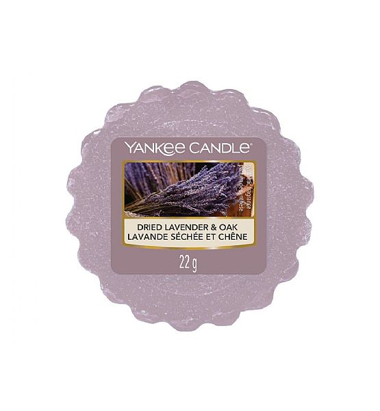 Vonný vosk do aromalampy Yankee Candle Dried Lavender & Oak 22g/8hod