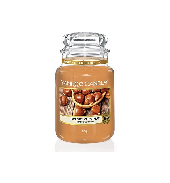 Vonná svíčka Yankee Candle Golden Chestnut classic velký 623g/150hod