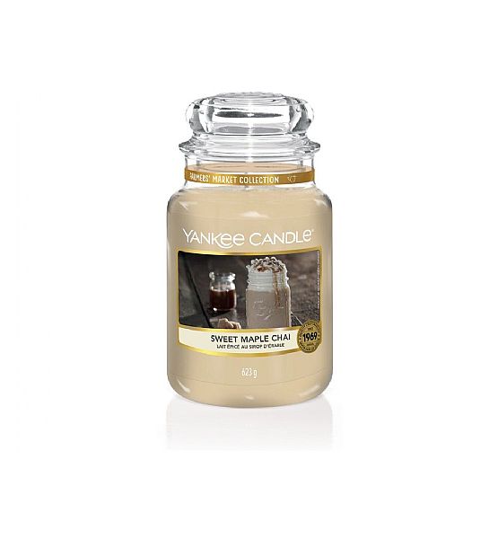 Vonná svíčka Yankee Candle Sweet Maple Chai classic velký 623g/150hod