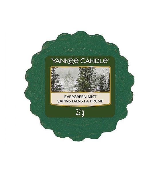 Vonný vosk do aromalampy Yankee Candle Evergreen Mist 22g/8hod