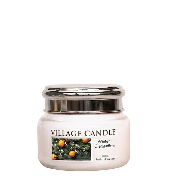 Village Candle Vonná svíčka ve skle, SvátečníMandarinka - Winter Clementine, malá - 262g/55 hodin