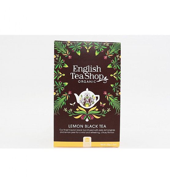Bio čaj English Tea Shop Citron s černým čajem mandala, 20 sáčků