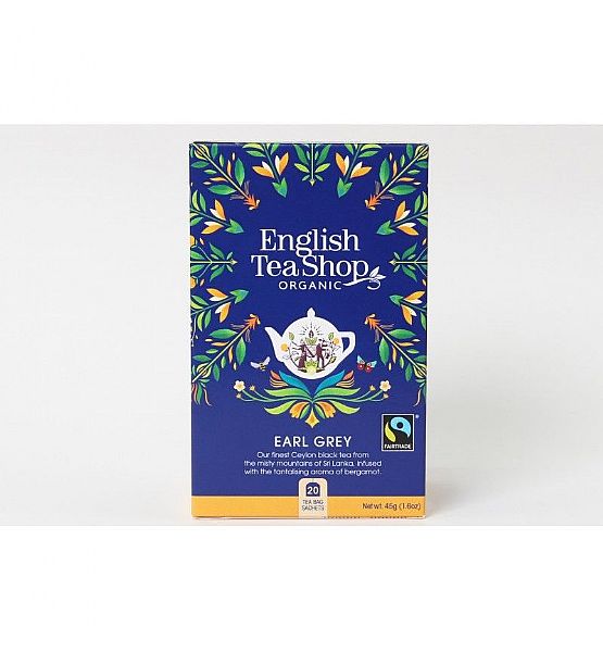 Bio čaj English Tea Shop Earl Grey mandala, 20 sáčků