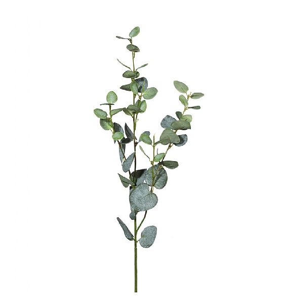 Umělá květina Gasper Eukalyptus větev, 78 cm