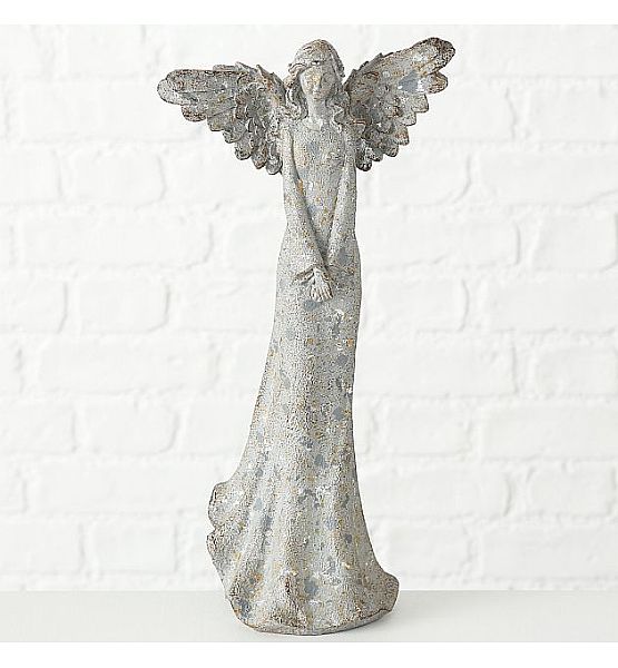 Dekorační soška anděl Johona Boltze, výška 38 cm
