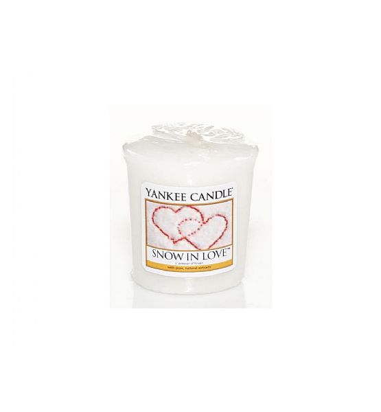 Vonná votivní svíčka Yankee Candle Snow in Love 49g/15hod