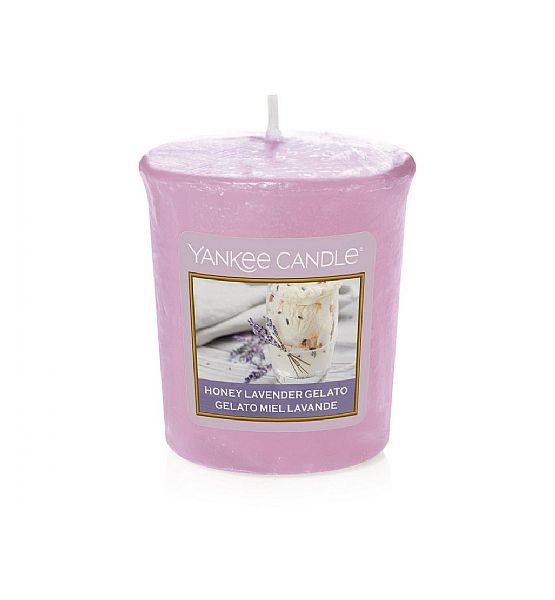 Vonná votivní svíčka Yankee Candle Honey Lavender Gelato 49g/15hod