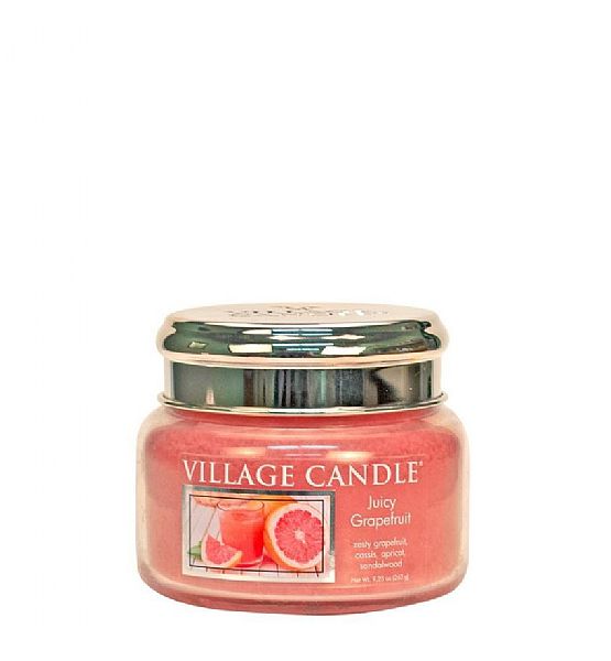 Village Candle Vonná svíčka ve skle, Juicy Grapefruit - 262g/55 hodin