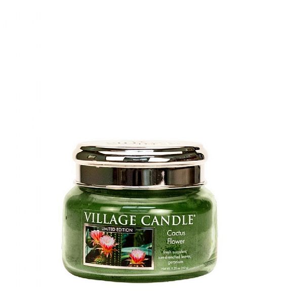 Village Candle Vonná svíčka ve skle, Cactus Flower - 262g/55 hodin