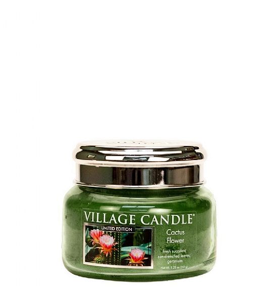 Village Candle Vonná svíčka ve skle, Cactus Flower - 262g/55 hodin