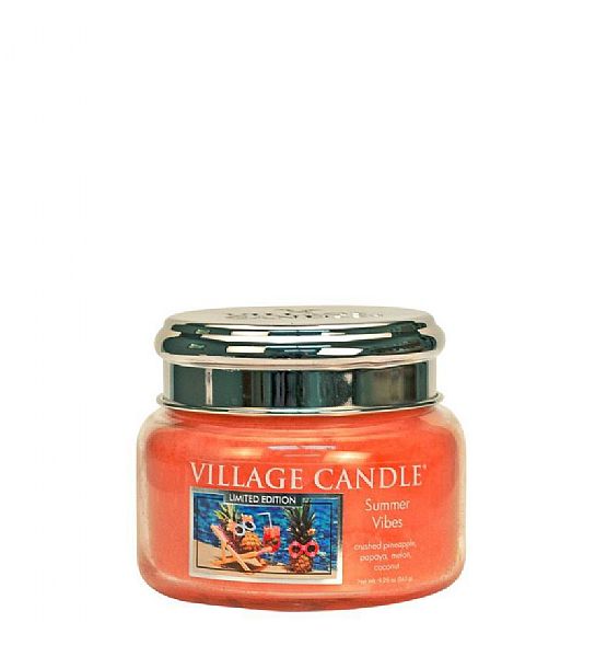 Village Candle Vonná svíčka ve skle, Summer Vibes - 262g/55 hodin