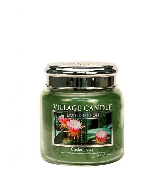 Village Candle Vonná svíčka ve skle, Cactus Flower - 390g/105 hodin