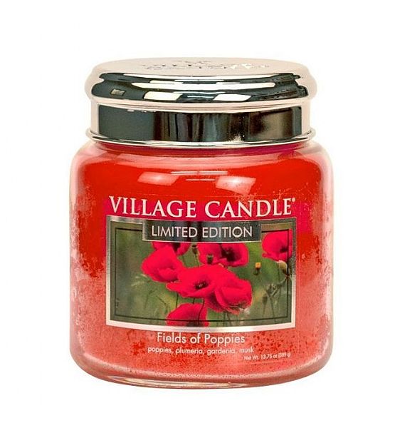 Vonná svíčka Village Candle střední - Vlčí mák 390g/105 hodin