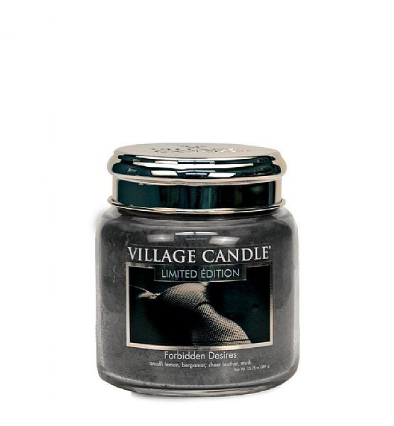 Village Candle Vonná svíčka ve skle, Forbidden Desires - 390g/105 hodin