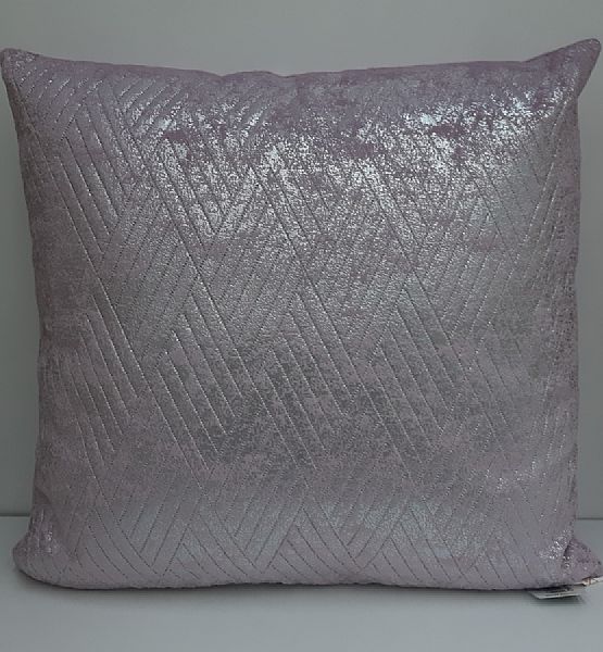 Polštář Stardeco dekorativní - růžovofialový se stříbrnou 45x45cm