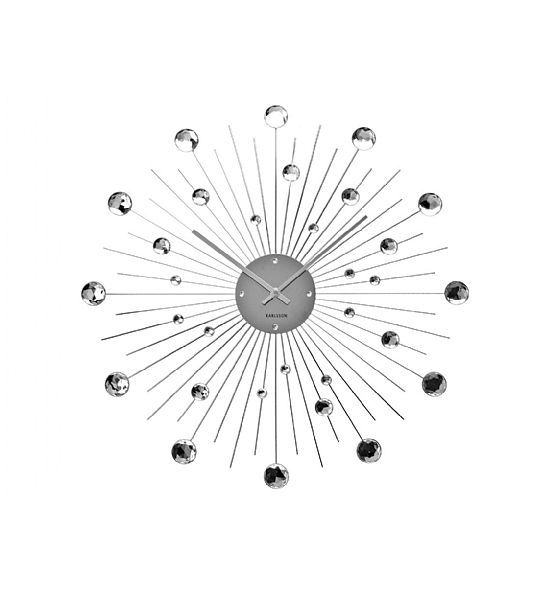 Nástěnné hodiny Sunburst crystal Karlsson, D 50cm 1 AA baterie
