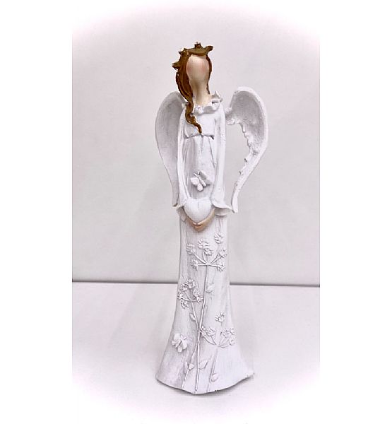 Dekorační soška anděl Edwilan, 20x7x5,5cm, 2 druhy (cena za ks)