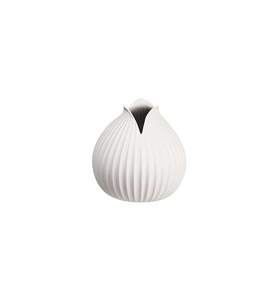 Keramická váza Asa Selection Carve bílá 18,5 cm