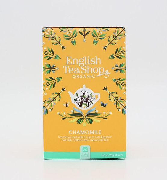 Bio čaj English Tea Shop Heřmánek čistý mandala, 20 sáčků