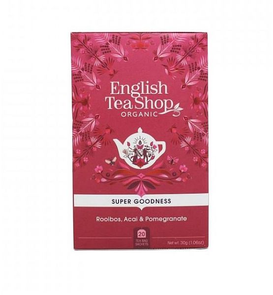 Bio čaj English Tea Shop Rooibos, acai a granátové jablko mandala, 20 sáčků
