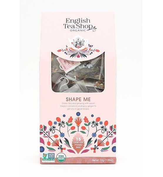 Bio čaj English Tea Shop 15 pyramidek v krabičce - Tvaruj mě, původní detox