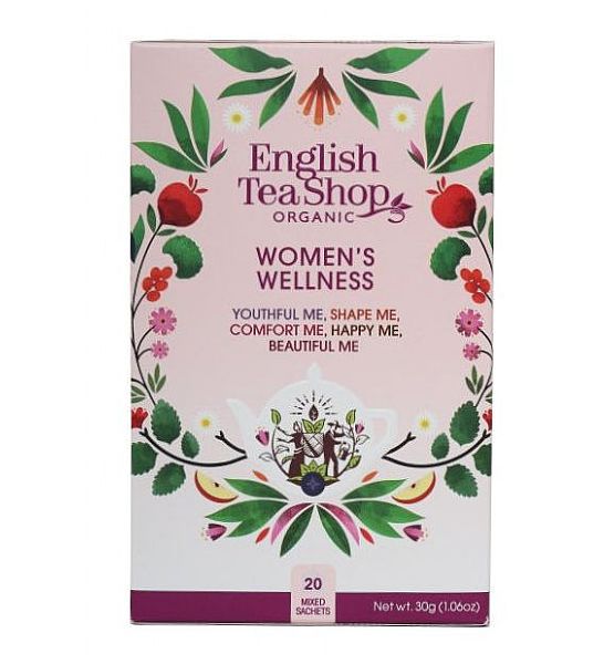 Bio čaj English Tea Shop Dámský wellness mix, 20 sáčků