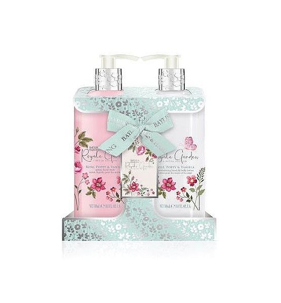 Sada péče o ruce Baylis & Harding - Rose, Poppy& Vanilla - 2x300ml