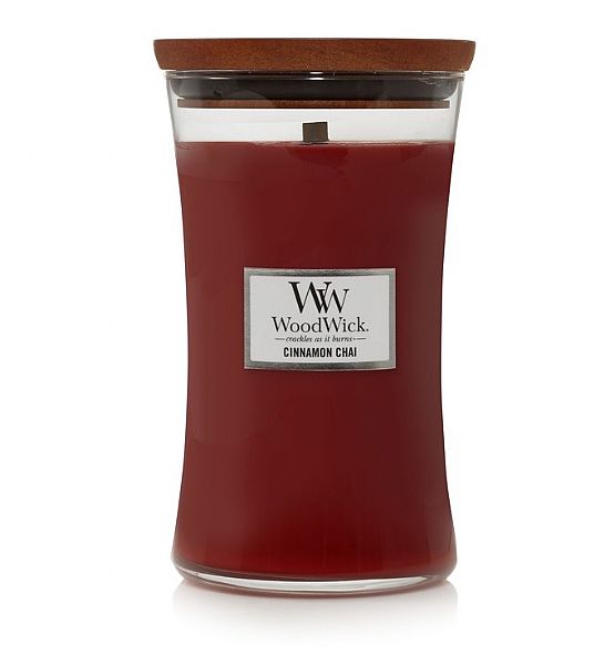 Vonná svíčka WoodWick - Cinnamon Chai 609g/110 - 120 hod