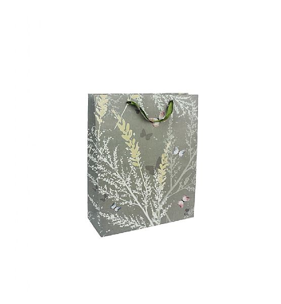 Dárková papírová taška střední 32x26x12 cm, zelená