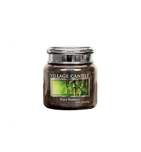 Village Candle Vonná svíčka ve skle, Bambus - Black Bamboo 92g/25 hodin