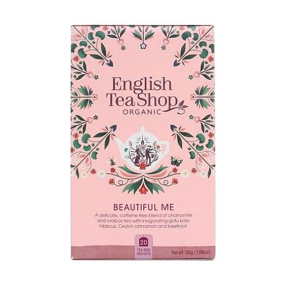 Bio čaj English Tea Shop Wellness Zkrášlující čaj mandala 30g, 20 ks sáčků
