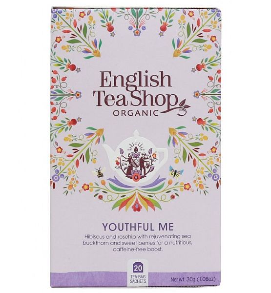 Bio čaj English Tea Shop Wellness Omlazení mandala 30 g, 20 ks sáčků