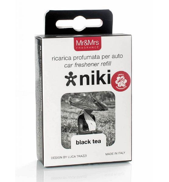 Vůně do auta náhradní náplň Mr & Mrs NIKI - Černý čaj 1 ks