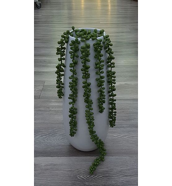 Umělá květina Gasper Senecio prěvislé, 70cm, zelená