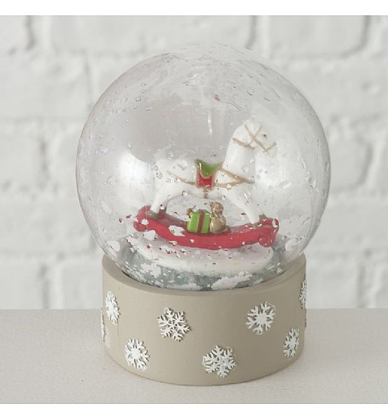 Vánoční dekorační předmět sněžítko Delight 10cm, polyresin