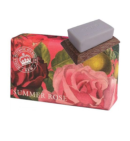 Mýdlo tuhé English Soap Kew Summer Rose 240 g