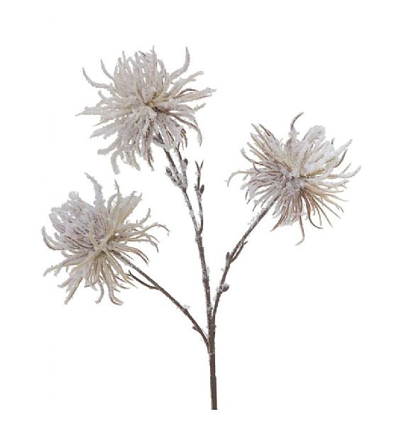 Umělá květina větvička Clemantis
