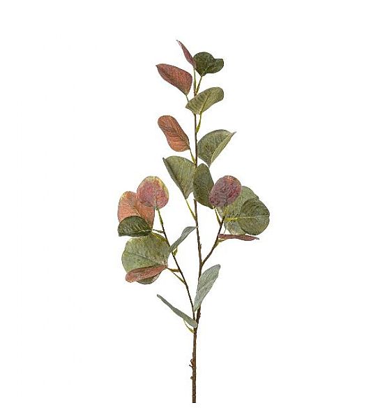 Umělá květina Gasper Eukalyptus, 75 cm, zelenofialová