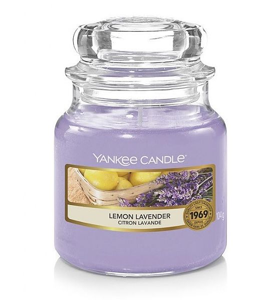 Vonná svíčka Yankee Candle Lemon Lavender Classic malý 104g/30hod