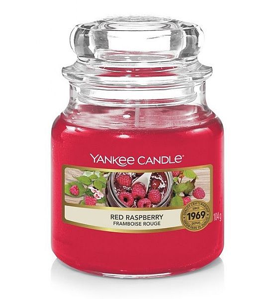 Vonná svíčka Yankee Candle Red Raspberry Classic malý 104g/30hod
