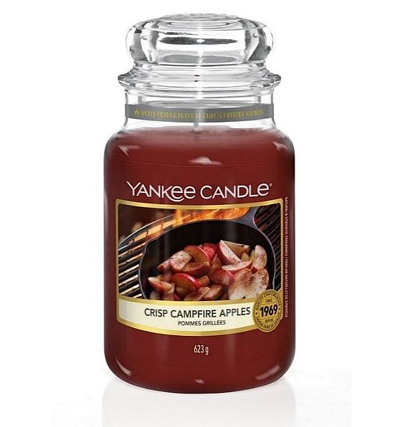 Vonná svíčka Yankee Candle Crisp Campfire Apples Classic velký 623g/150hod