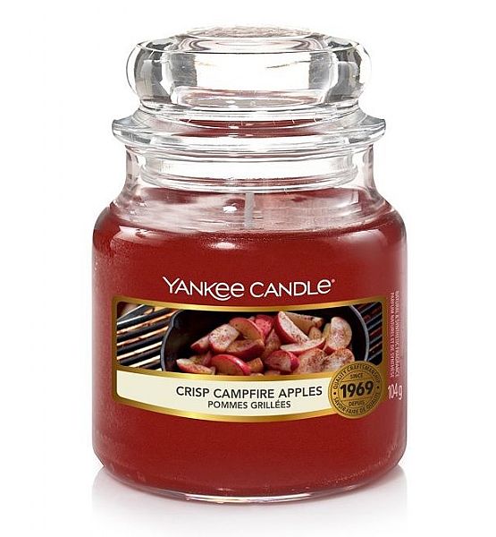 Vonná svíčka Yankee Candle Crisp Campfire Apples Classic malý 104g/30hod